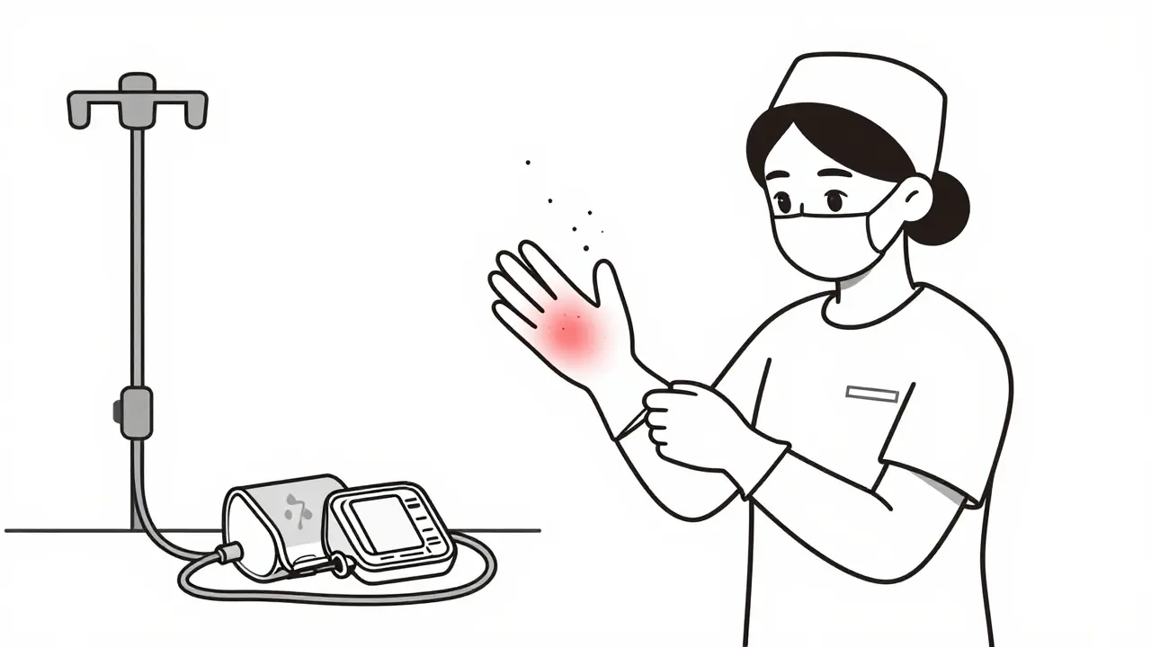 Latex Allergy: Cross-Reactivity and Workplace Management