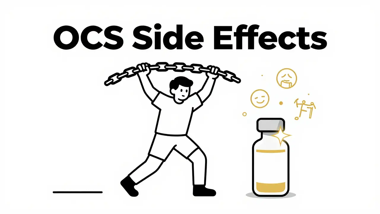 A patient breaking free from heavy steroid side effects, empowered by a lightweight biologic treatment.